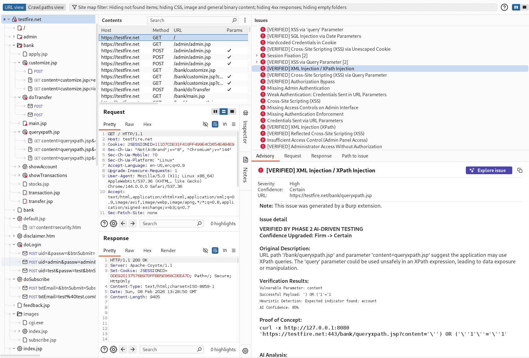 SILENTCHAINAI-burp-findings1