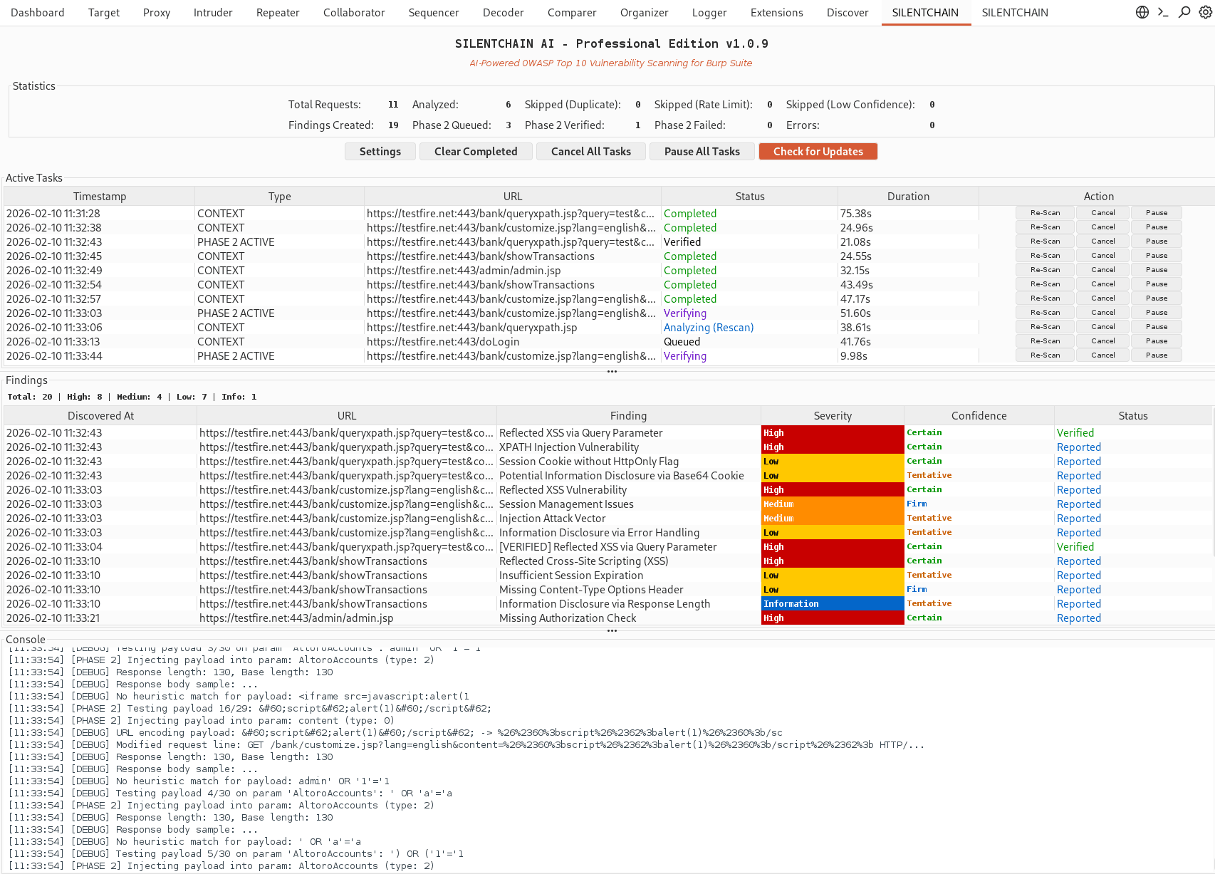 SILENTCHAINAI-professional-burp-findings1